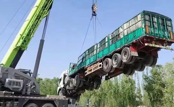 宁江区道路脱困救援案例